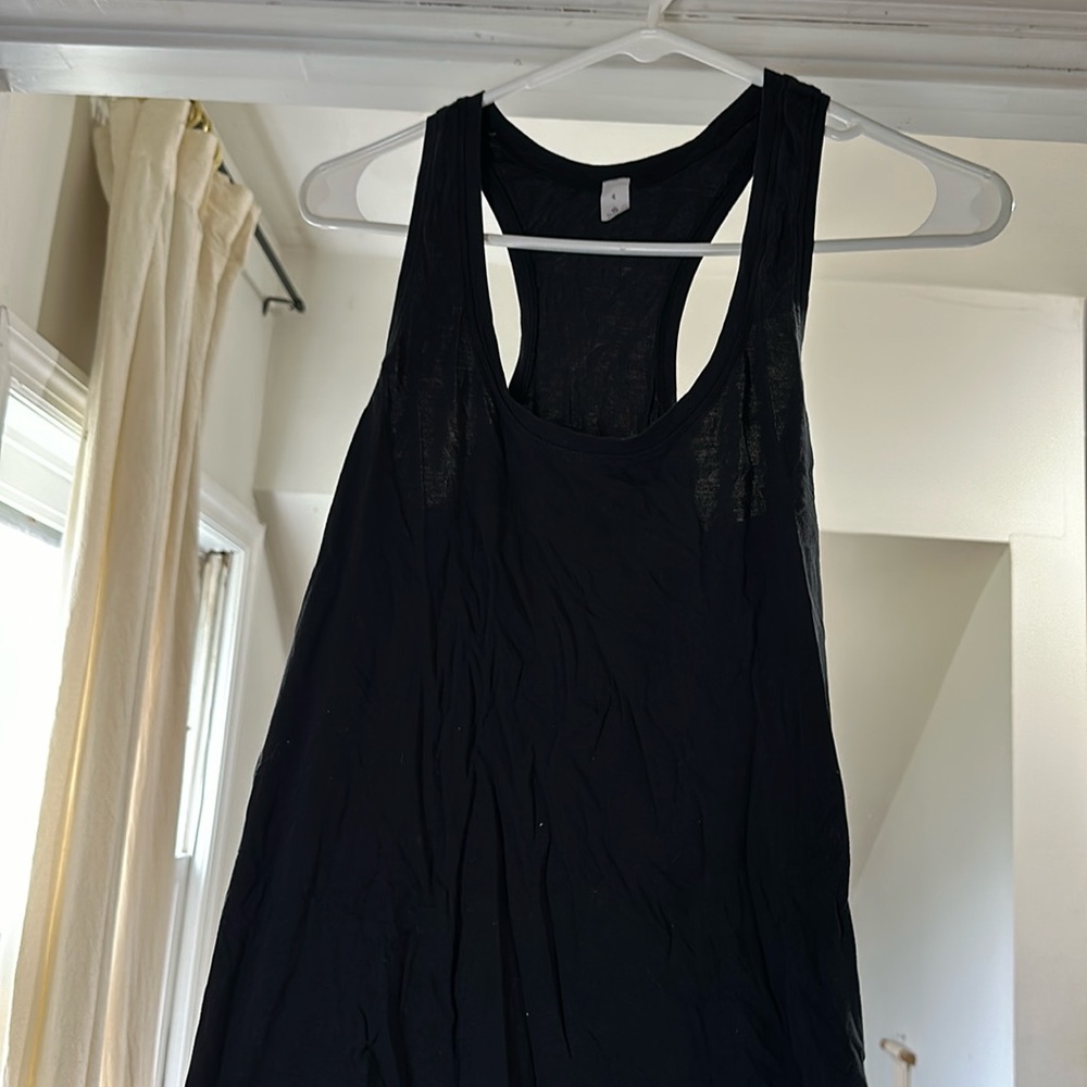 Black Lululemon Cotton Tank
